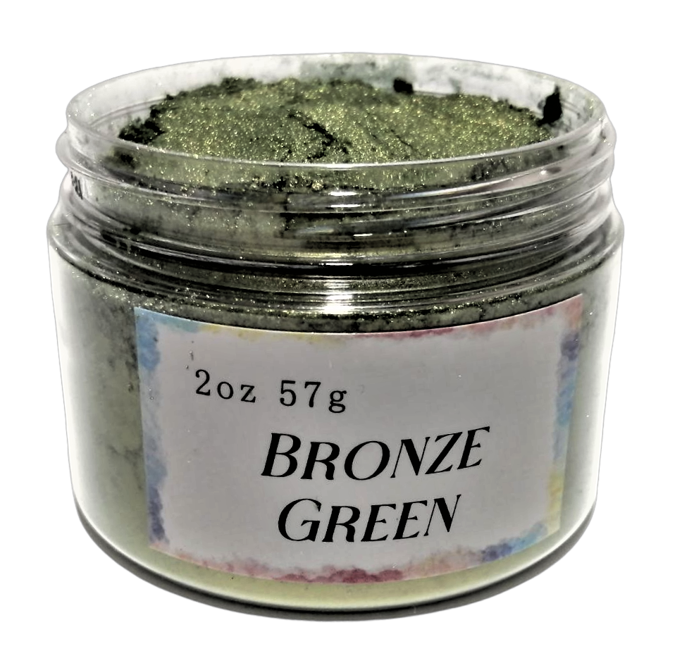 Mica Pigment Powder - Bronze Green