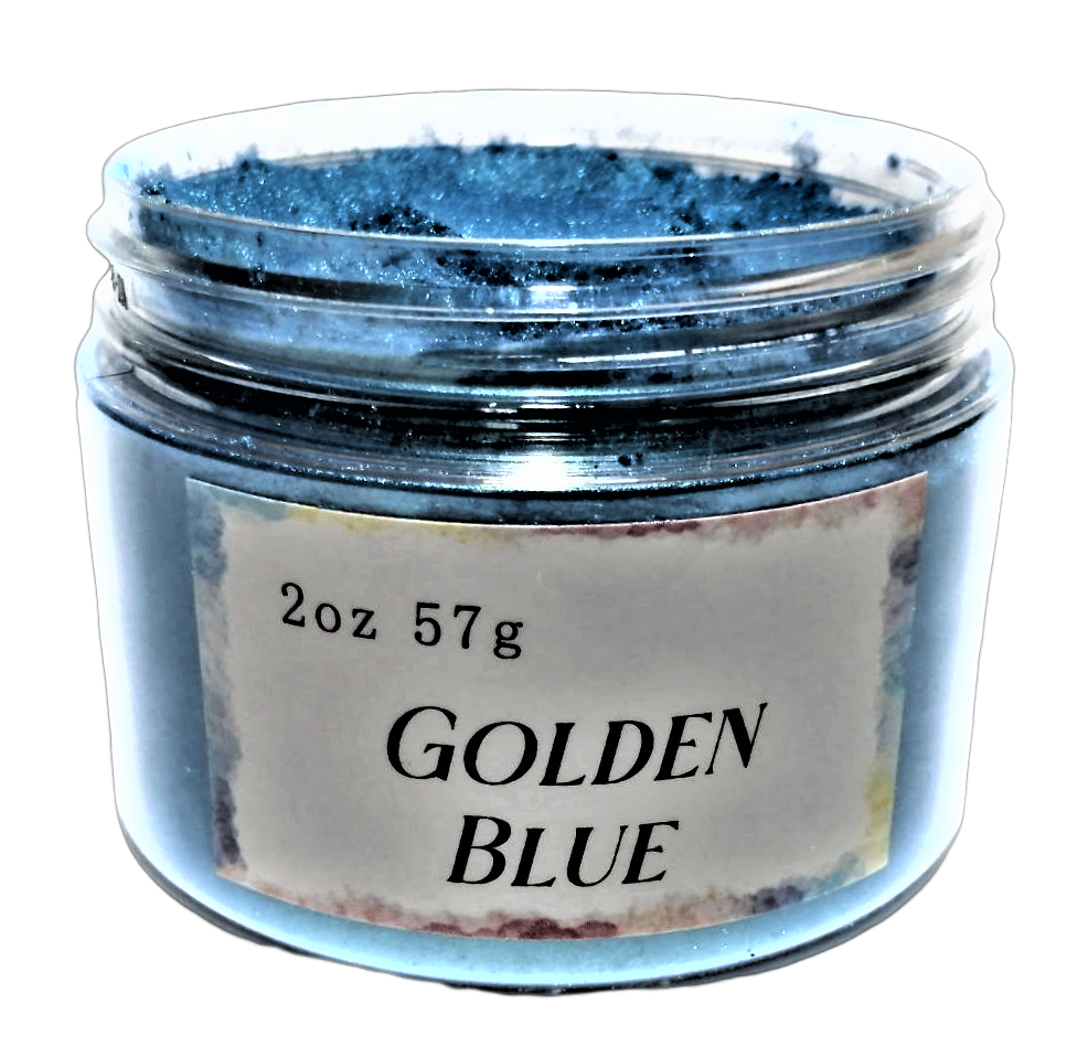 Mica Pigment Powder - Golden Blue