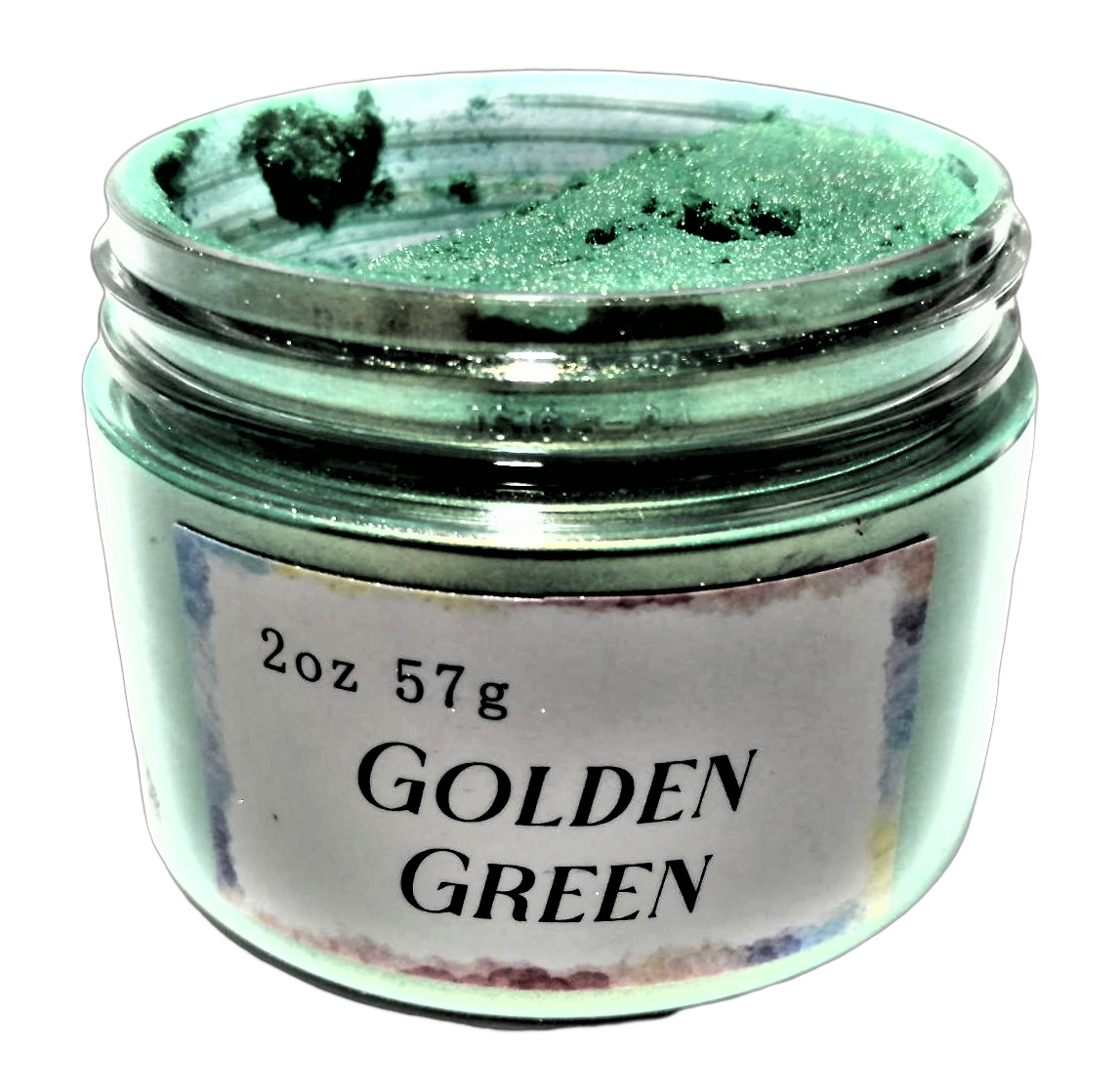 Mica Pigment Powder - Golden Green