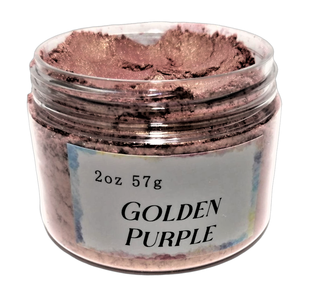 Mica Pigment Powder - Golden Purple