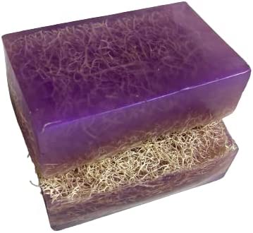 Loofah Soap Bar - Lavender