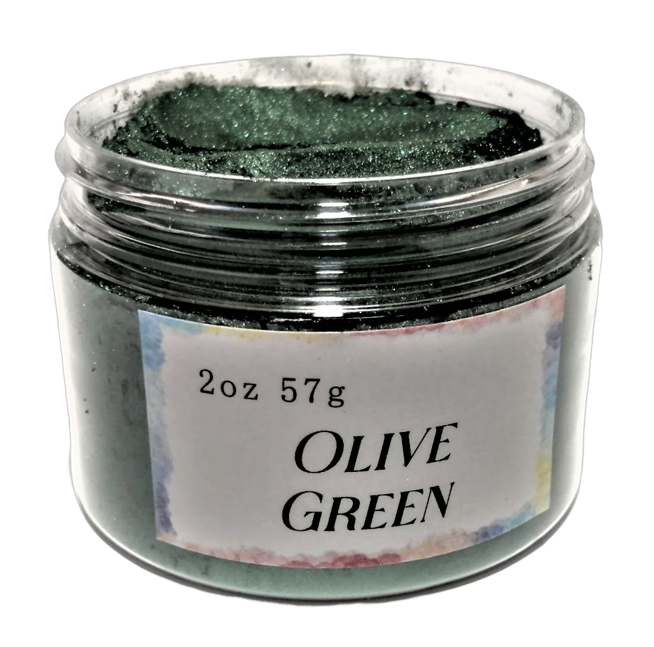 Mica Pigment Powder - Olive Green
