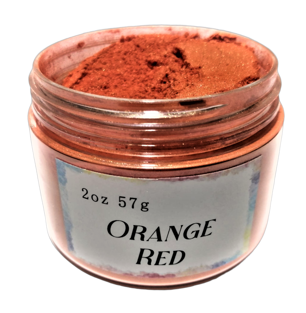 Mica Pigment Powder - Orange Red
